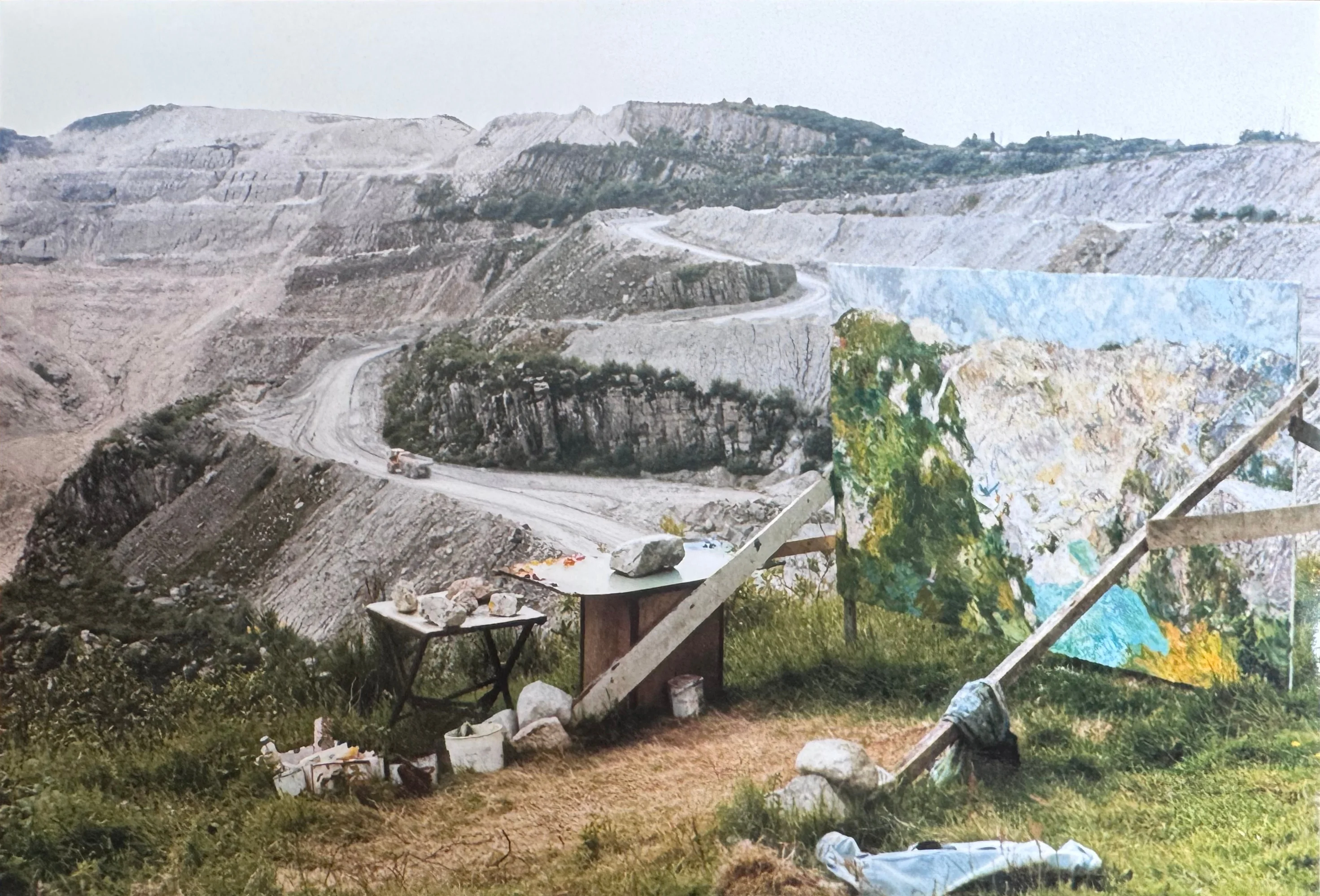 Working on the Goonvean Pit, 1990s
